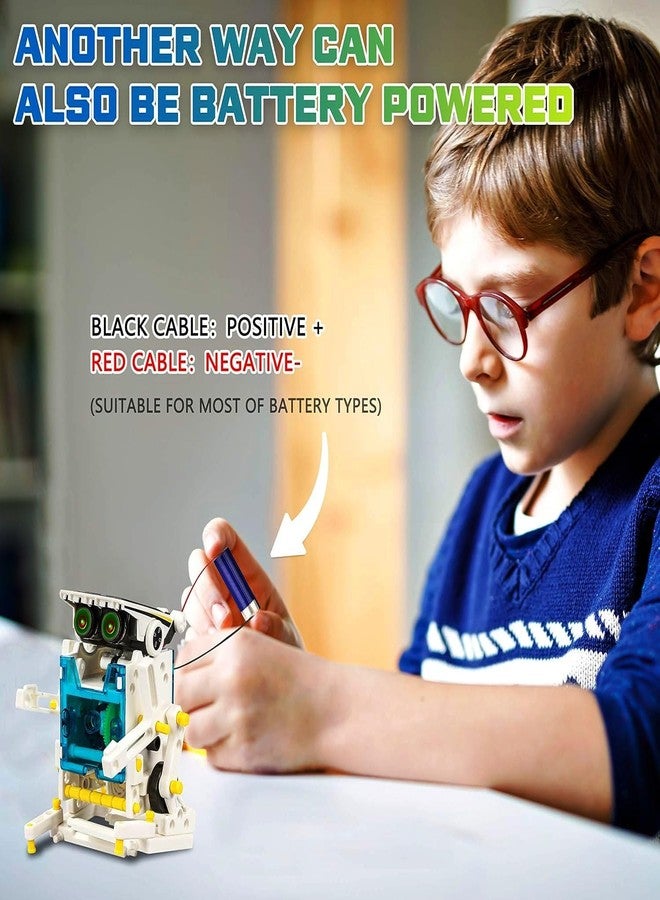 URM لعبة URM® STEM 13 في 1 لإنشاء روبوتات تعمل بالطاقة الشمسية، مجموعة أدوات تعليمية تفاعلية لبناء الروبوتات، لعبة علمية، مجموعة روبوتات بناء تعمل بالطاقة الشمسية، مناسبة للأطفال من عمر 8 إلى 12 سنة، للأولاد والبنات والمراهقين. - Image 5